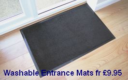 washable entrance mats
